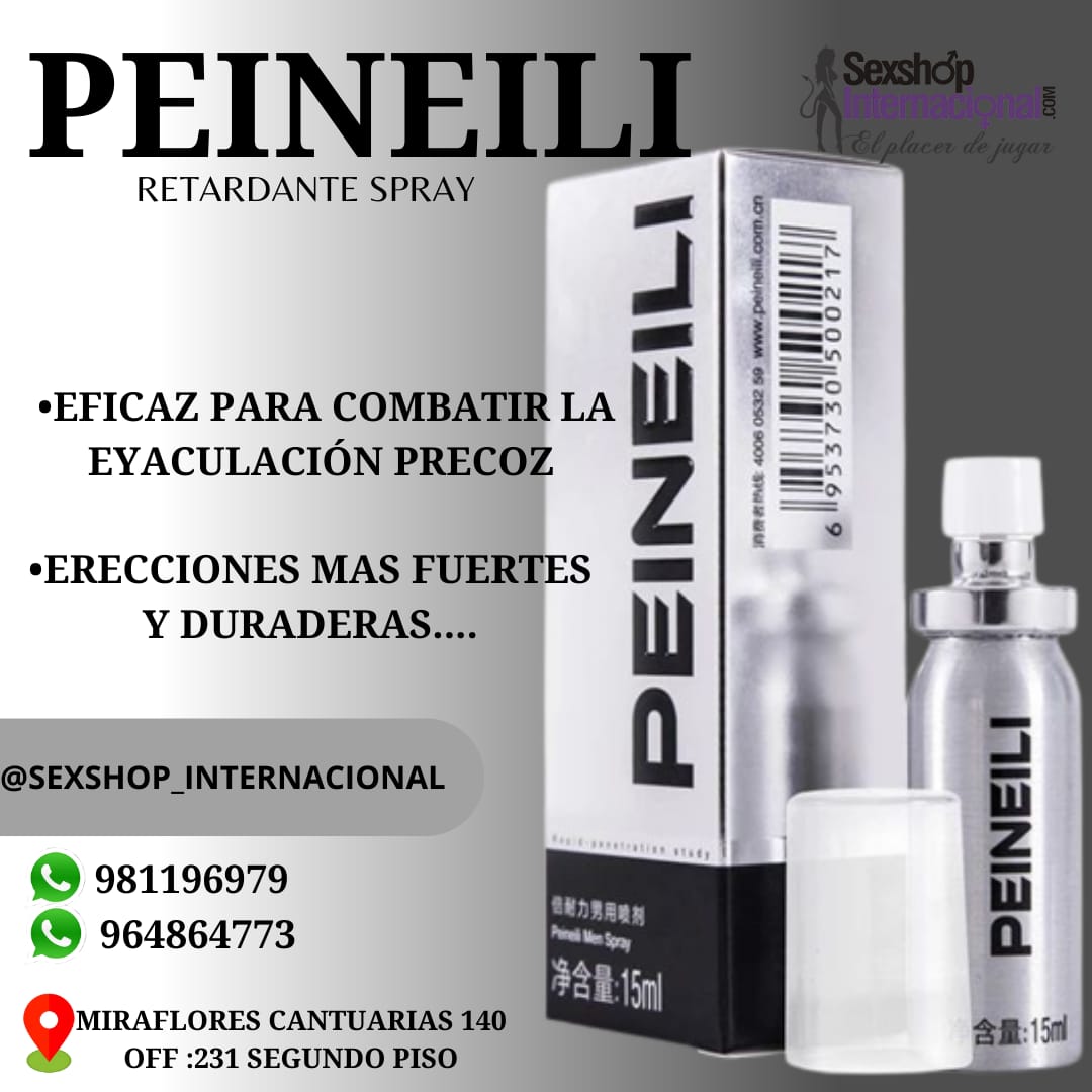 ORIGINAL RETARDANTE-PEINEILI-ERECCIONES FUERTES-PROLONGA LA EYACULACION-SEXSHOP LIMA 971890151 